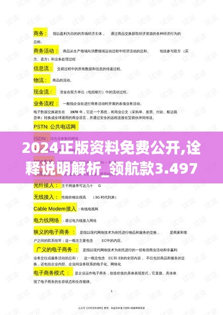 2024正版资料免费公开,诠释说明解析_领航款3.497