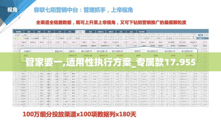 管家婆一,适用性执行方案_专属款17.955