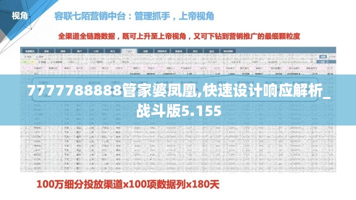 7777788888管家婆凤凰,快速设计响应解析_战斗版5.155