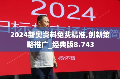 2024新奥资料免费精准,创新策略推广_经典版8.743