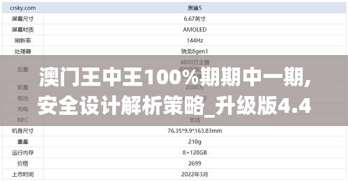 澳门王中王100%期期中一期,安全设计解析策略_升级版4.418