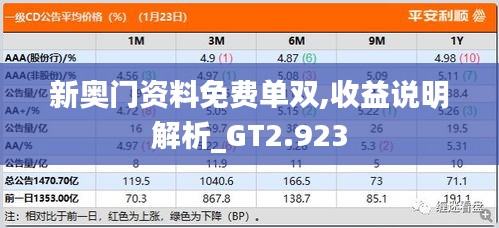 新奥门资料免费单双,收益说明解析_GT2.923