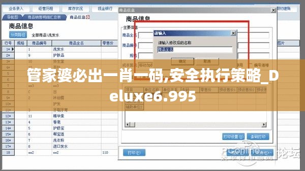 管家婆必出一肖一码,安全执行策略_Deluxe6.995