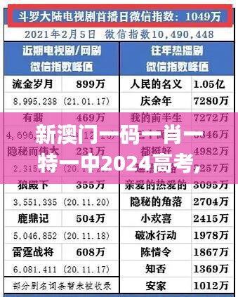 新澳门一码一肖一特一中2024高考,数据导向解析计划_Tizen18.101