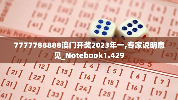 7777788888澳门开奖2023年一,专家说明意见_Notebook1.429