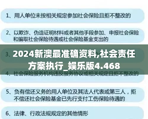 2024新澳最准确资料,社会责任方案执行_娱乐版4.468