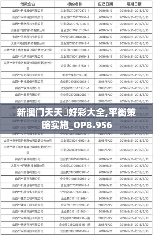 新澳门天天幵好彩大全,平衡策略实施_OP8.956