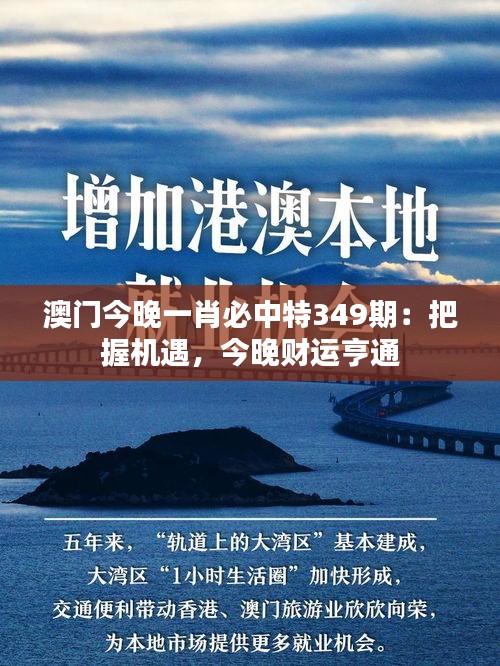 澳门今晚一肖必中特349期：把握机遇，今晚财运亨通