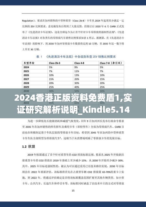 2024香港正版资料免费盾1,实证研究解析说明_Kindle5.143