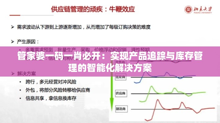 管家婆一码一肖必开：实现产品追踪与库存管理的智能化解决方案