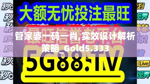 管家婆一码一肖,实效设计解析策略_Gold5.333